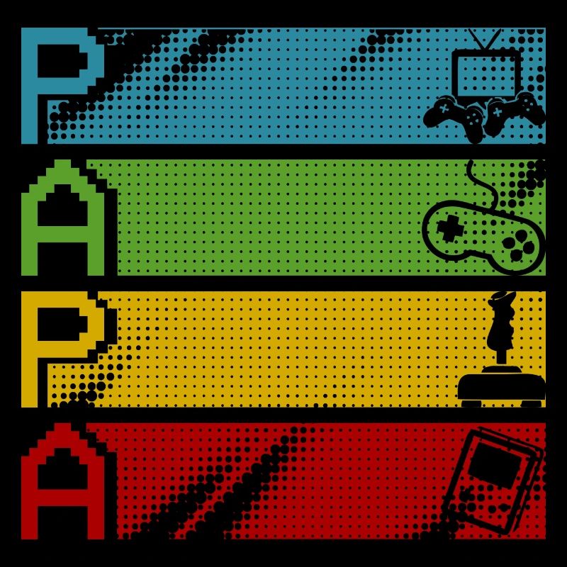 Retro Gamers Pixel Multicolor