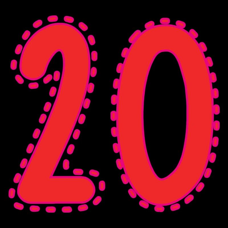 20. 20 ANS. 20e ANNIVERSAIRE. ANNIVERSAIRE 20 ANS.