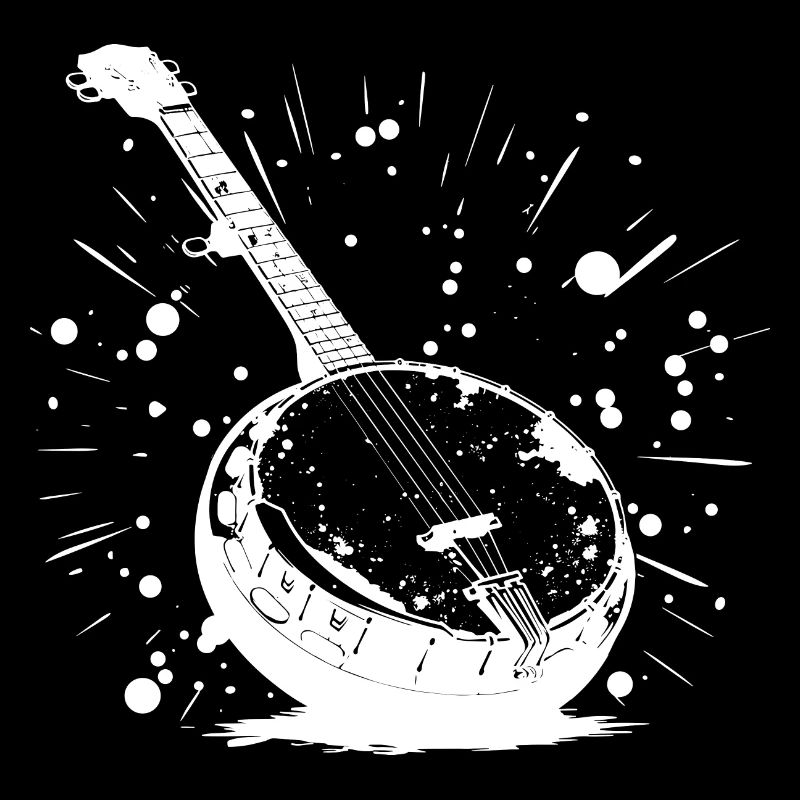 Cartoon Banjo