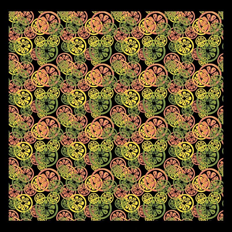 Fruit Lemon Orange Pattern