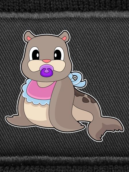 Seal Baby Bib Pacifier