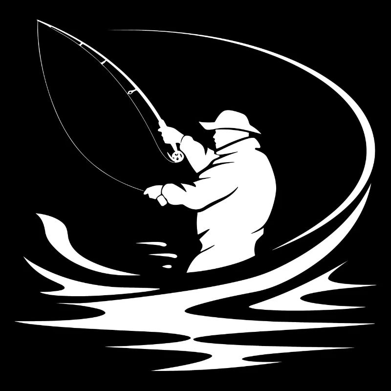 Dessin de pêcheur
