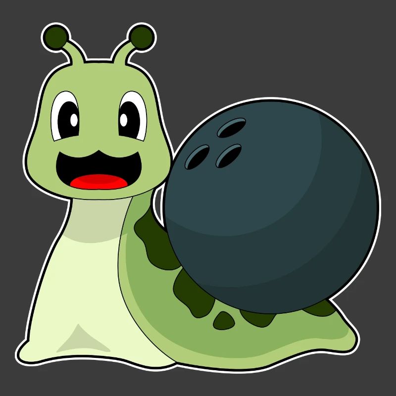 Escargot Bowling Boule de bowling