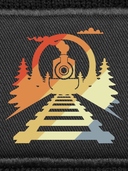 Eisenbahn Retro Stil