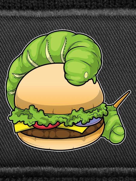 Raupe Cheeseburger