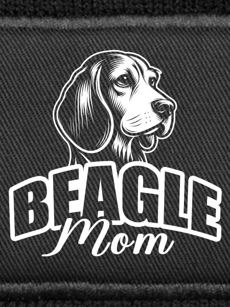 "Beagle Mom" mit Hundekopf