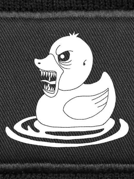 White Demonic Duck