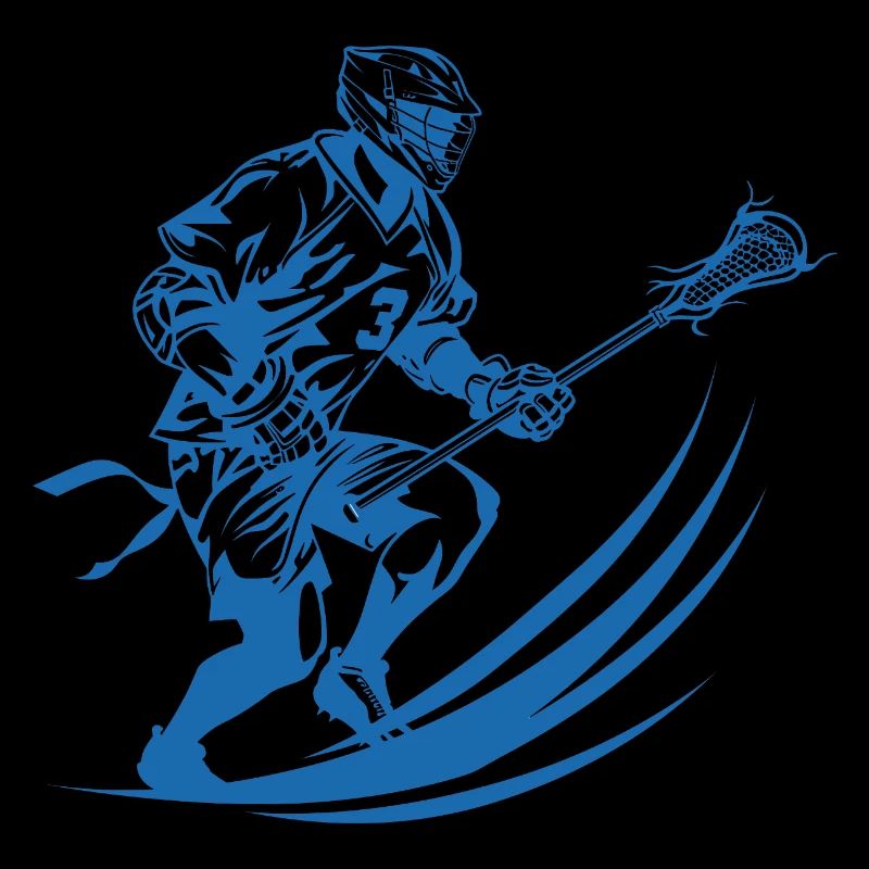 Lacrosse Player Graphics