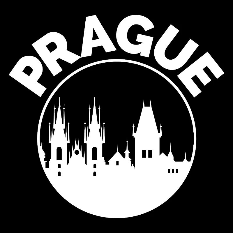 Prager Stadtsilhouette Logo - Tschechien Stadticon