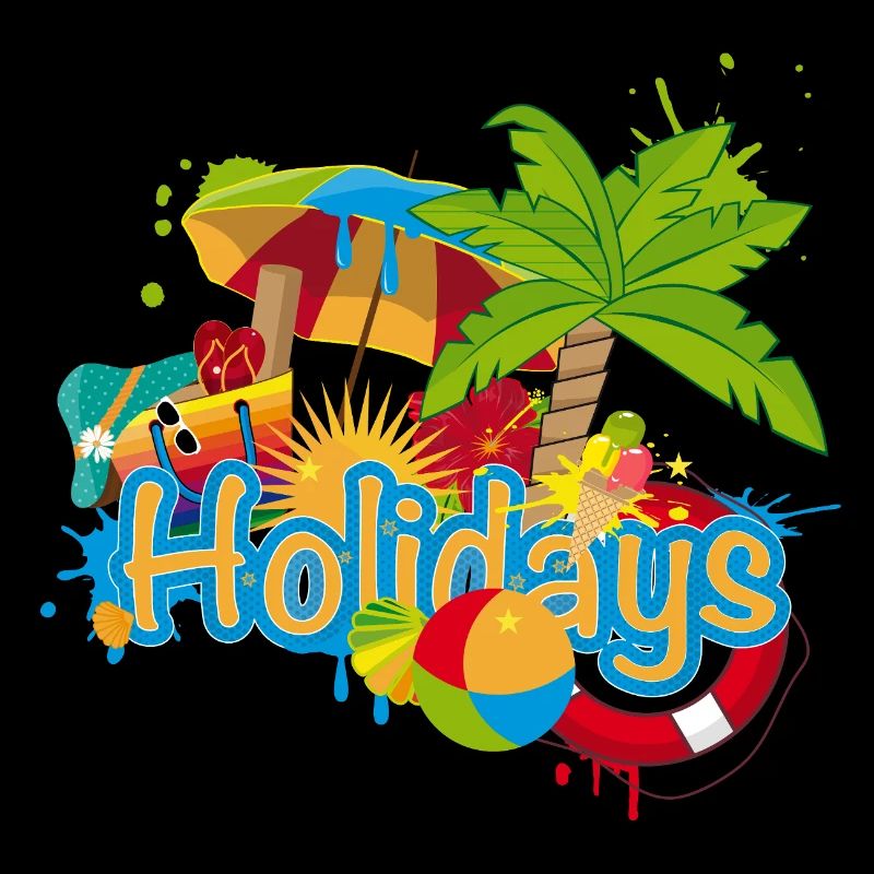 Vacances colorées de graffitis d’été