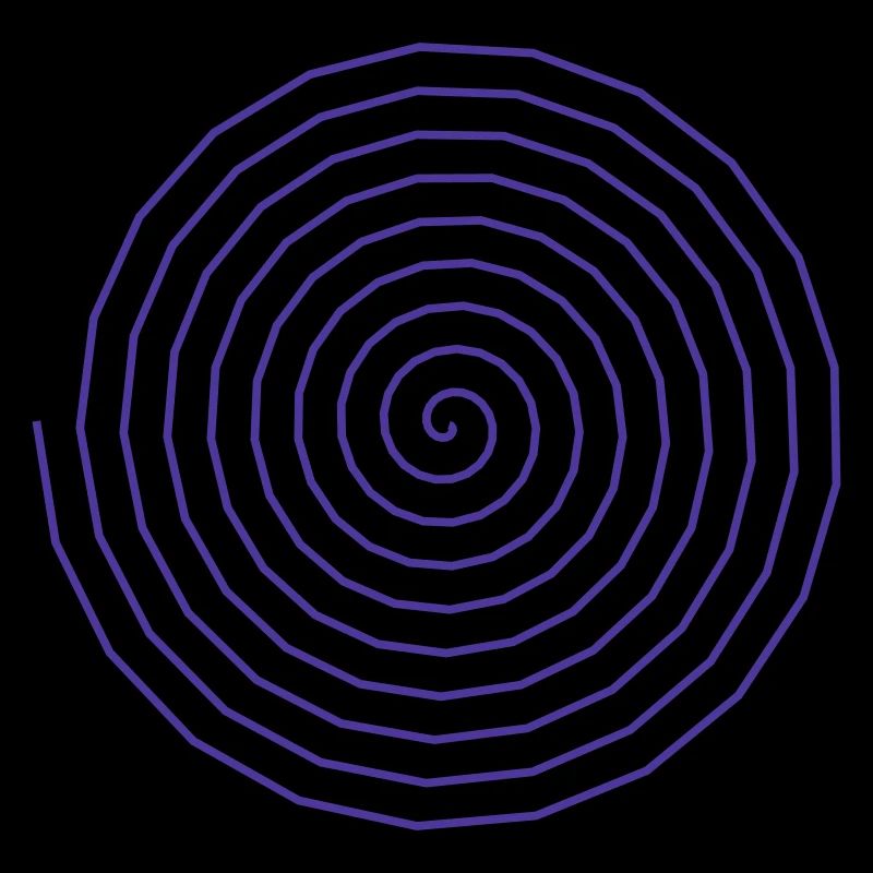 Funktionales Spiralmuster-Design
