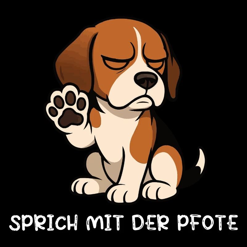 Talk to the paw Beagle Beagle owner