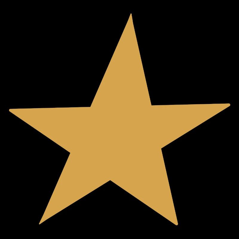 Golden Star Expression Design