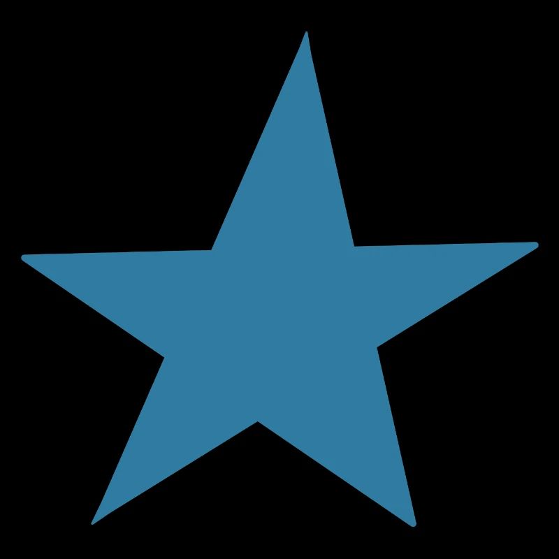 Blauer Stern Illustration