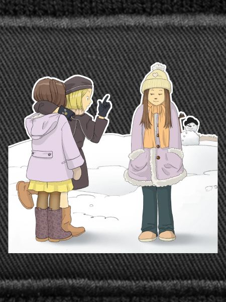 Winterszene für Kinder
