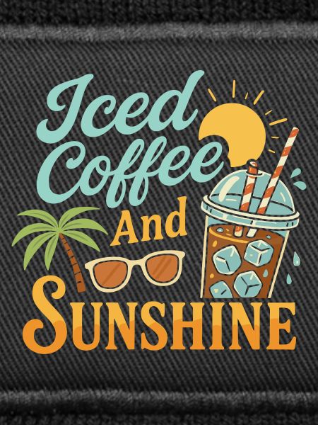 Eiskaffee und Sonnenschein