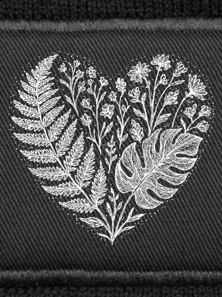 Heart of tropical foliage