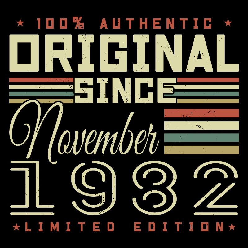 November 1982 Geburtstagsgeschenk