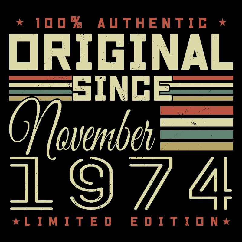 November 1974 Birthday Gift