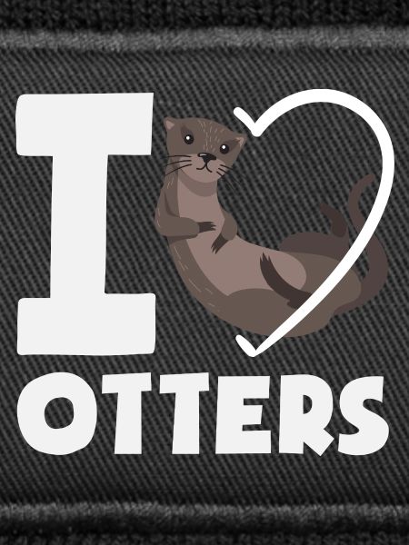 Seeotter Cartoon Herz