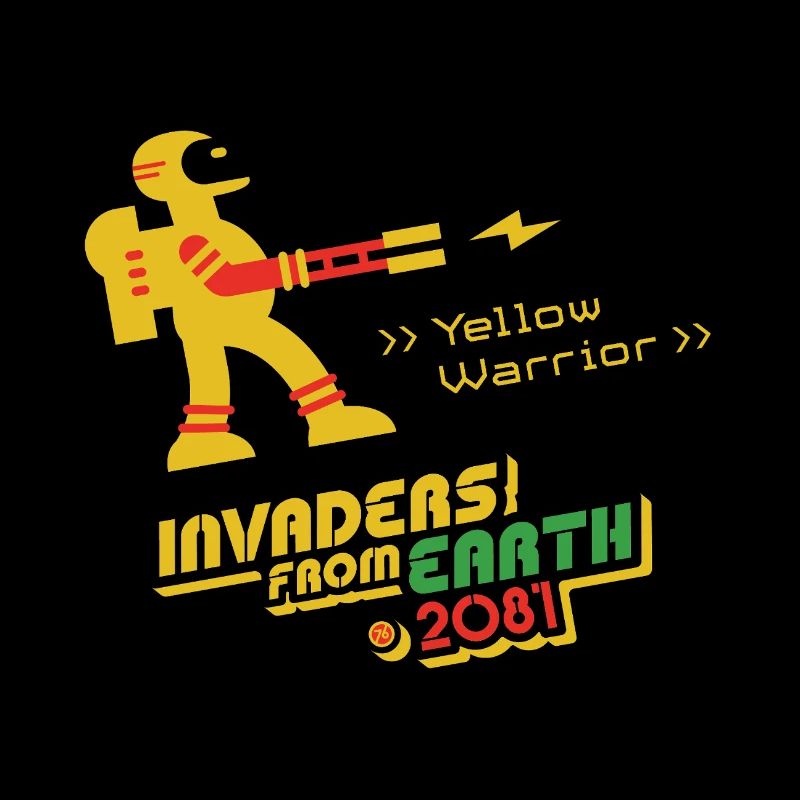 Invaders From Earth 2081 YELLOW WARRIOR