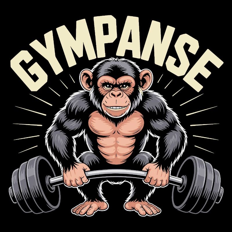 Gymchimp Strength Training Motif