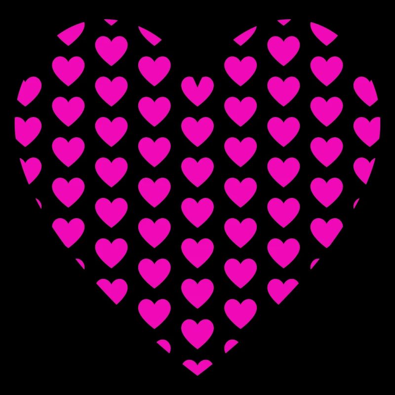 Heart Hearts Patch Pattern