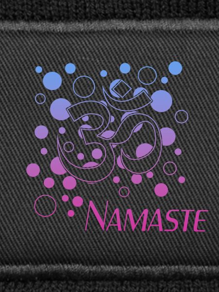 Om Namaste Gradient Kreisdesign