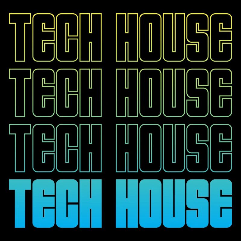 Tech House Neon Repeat
