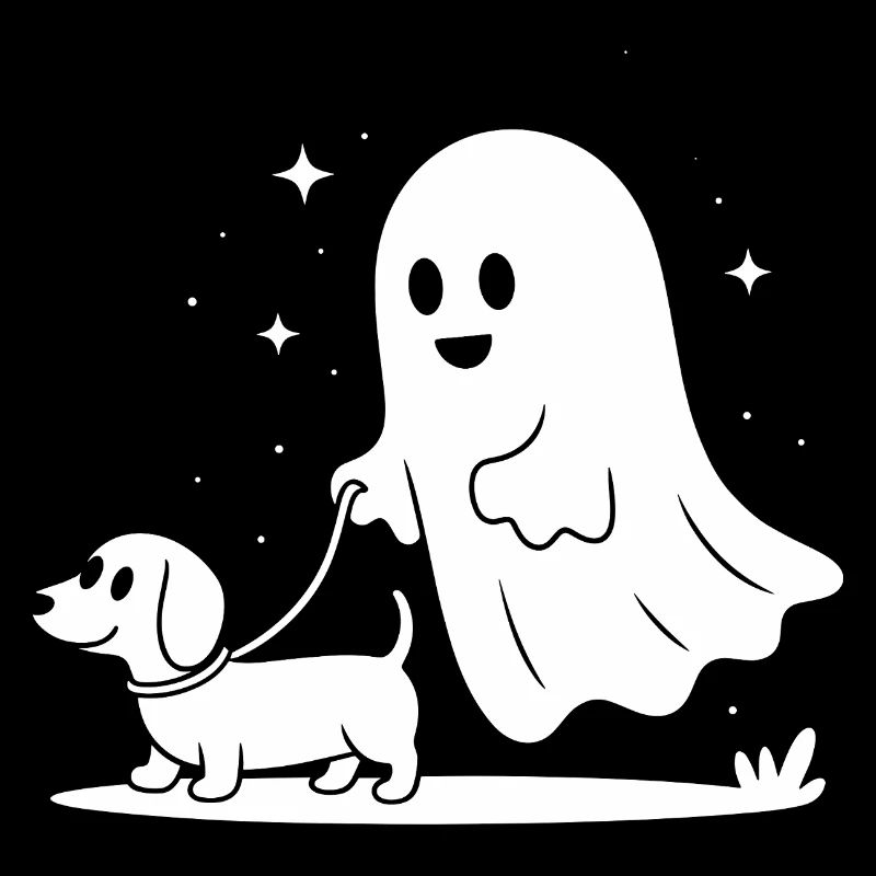 Fantôme chien ami de nuit