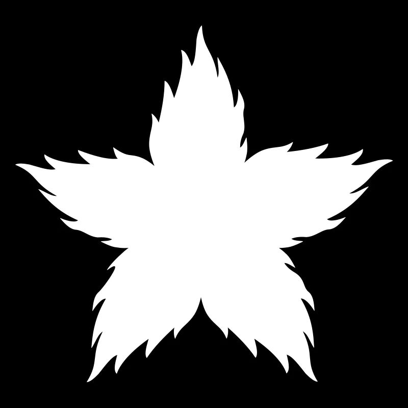 Burning Star Flame – Hot Fire Star Design