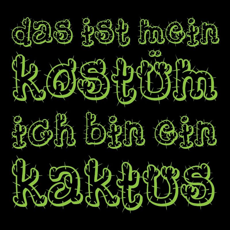 C’est mon costume, je suis un carnaval de cactus