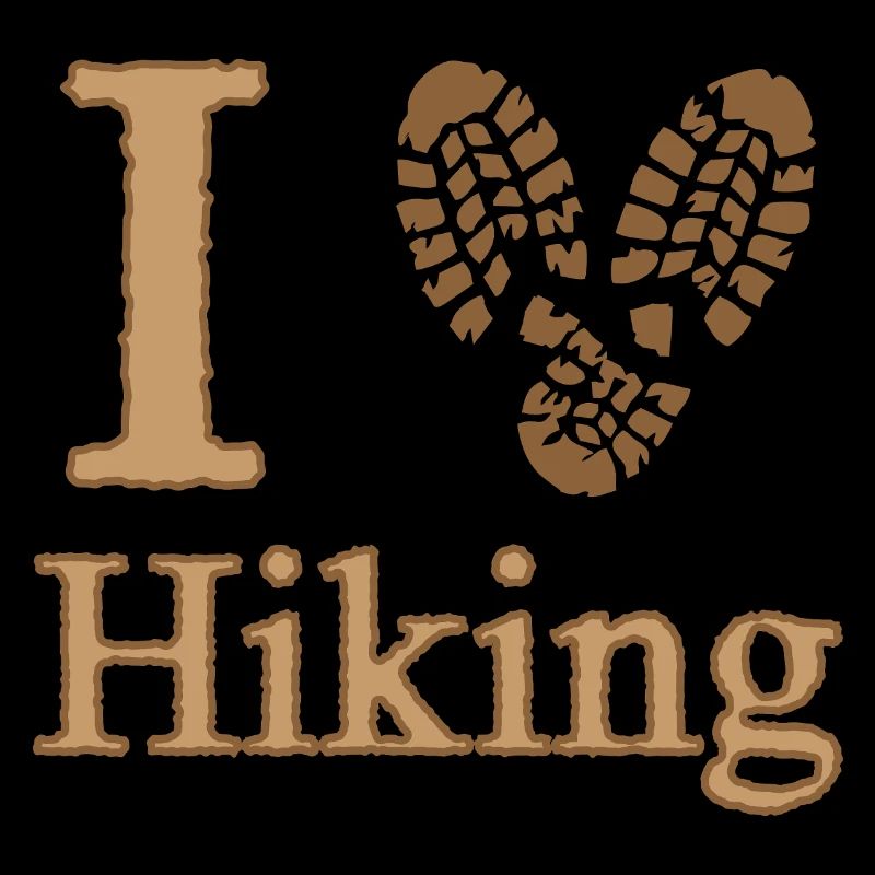 I Heart Hiking Camping Nature Walking