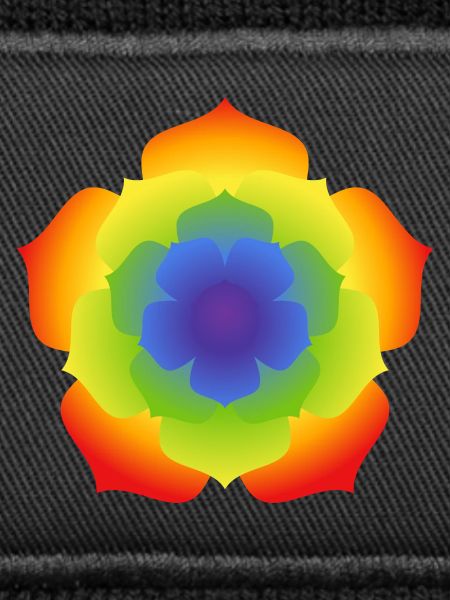 Rainbow Lotus Mandala Bloom