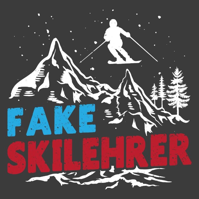 Ski Instructor FAKE SKI INSTRUCTOR Skiing Funny