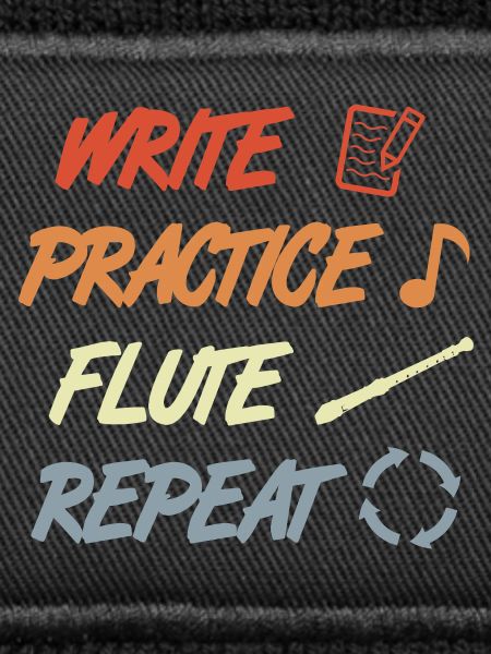 Write Practice Flute Repeat
