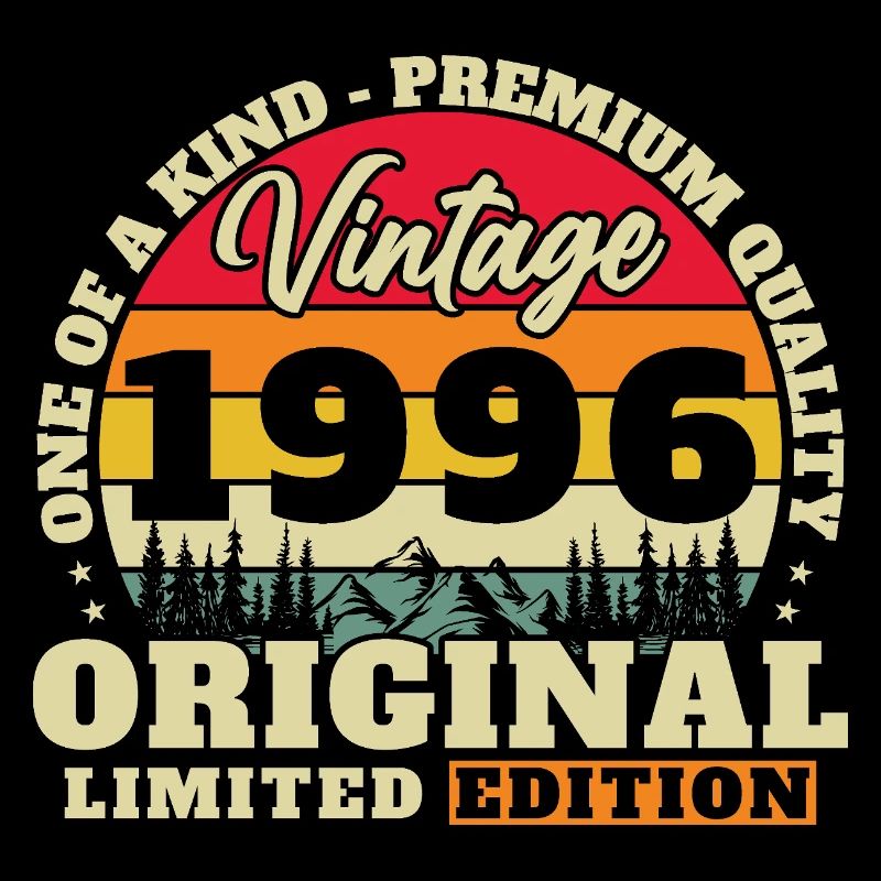 1996 Vintage Retro Geburtstagsgeschenk