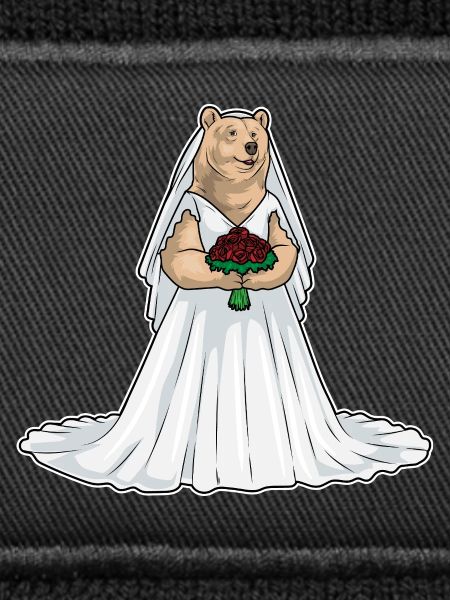 Bear Bridal Roses Wedding