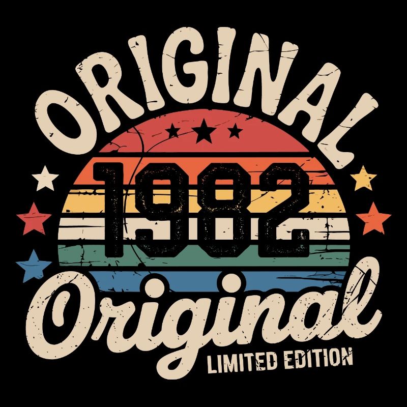 1982 Vintage Édition limitée Cadeau 1982