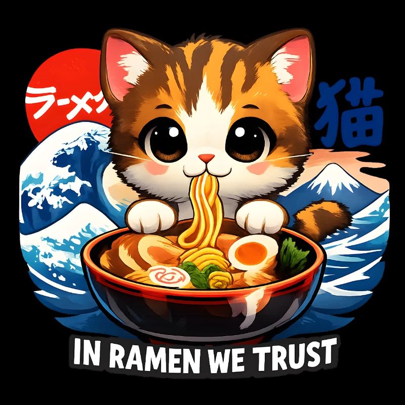On a confiance en un chat dans le ramen