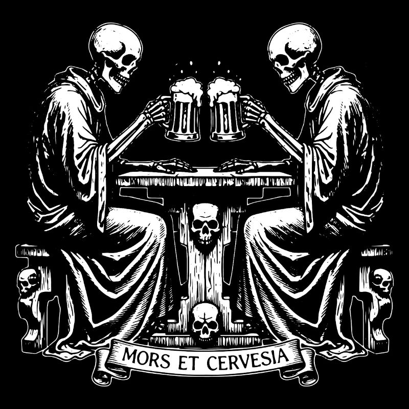 Skeleton Toast at Midnight