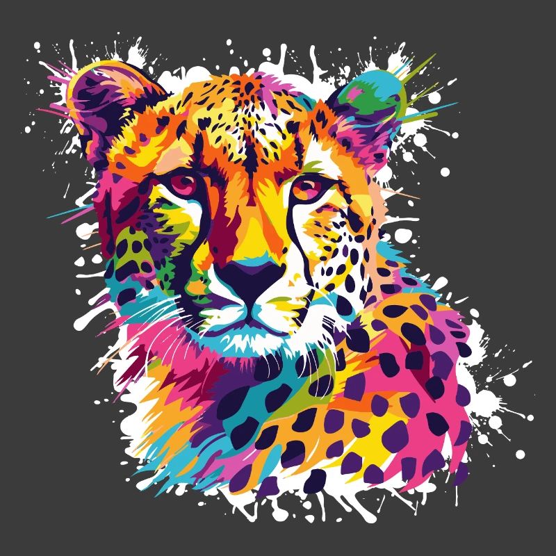 Graffiti léopard guépard