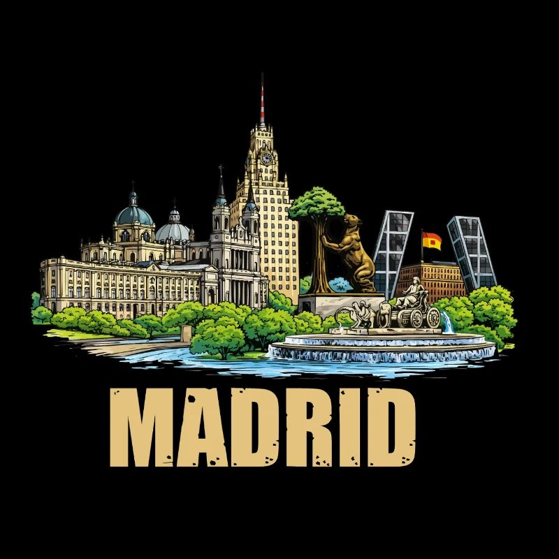 Madrid Skyline 