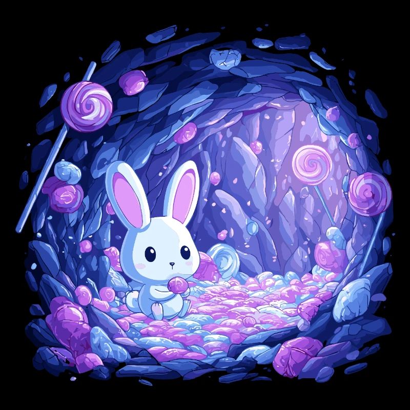 Sugar Cave Bunny in Candy Light
