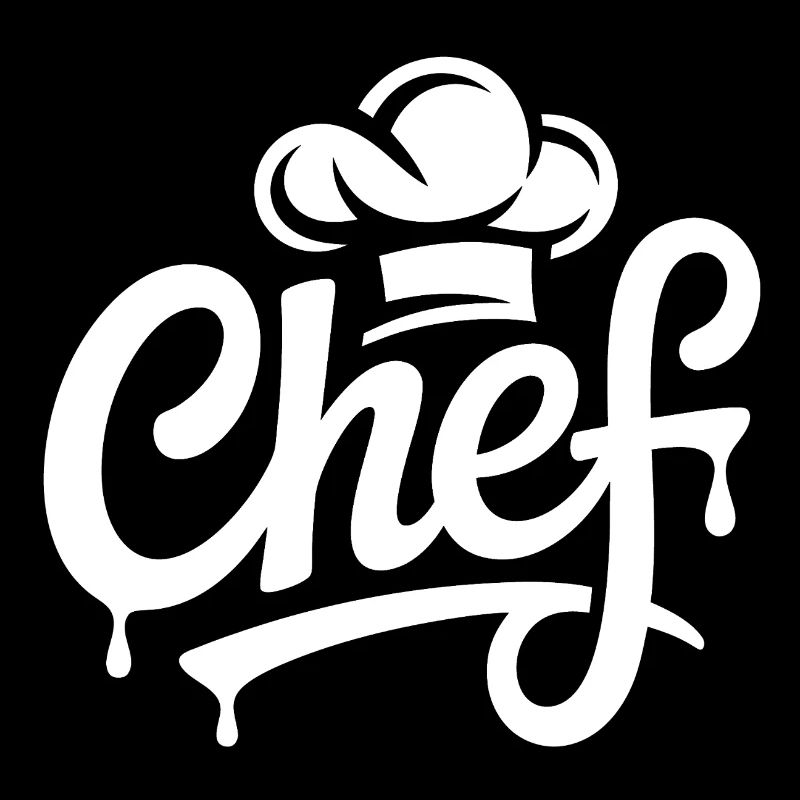 Chef logo lettering