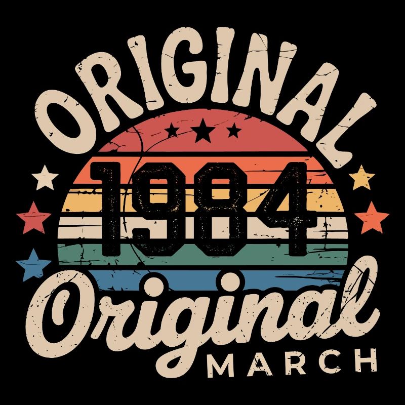 Anniversaire Mars 1984 Édition Limitée Retro March