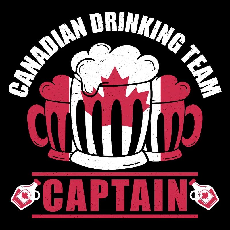 Canada Captain Beer Mug Maple Leaf Party Design