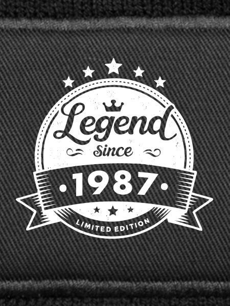 Legend since 1987, white