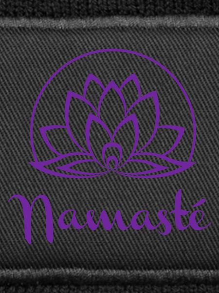 Purple Lotus Namaste Emblem