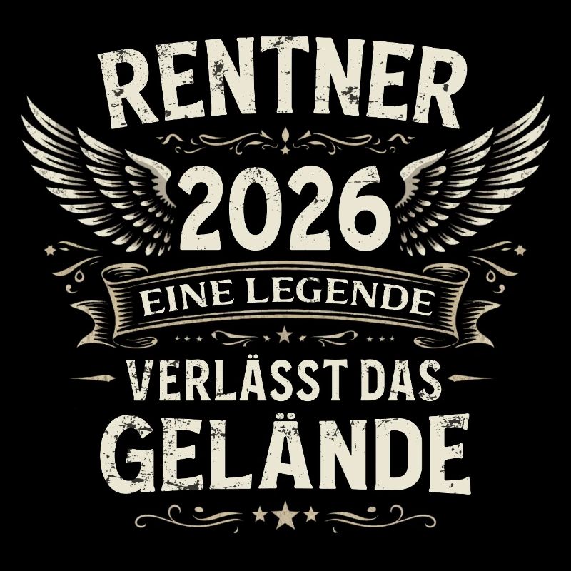 Rentner 2026 Rente Geschenk Mann Ruhestand Lustig